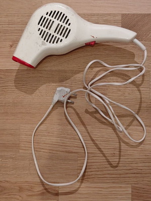 Vintage hair dryer used, 1970s, probable Calor brand