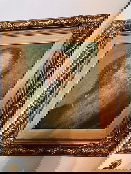 Πίνακας - Προσωπογραφία - Roger - 49x39 - λάδι σε καμβά