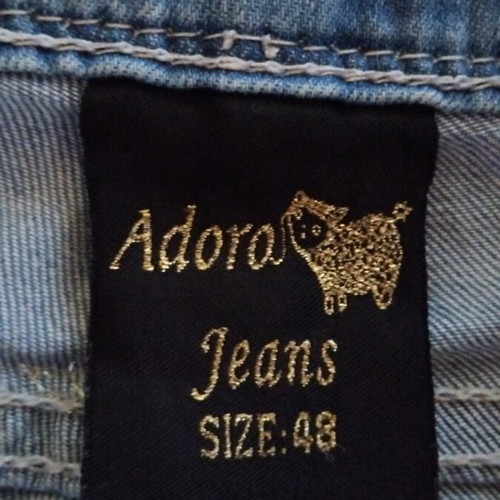 Adoro denim pants summer, like new, size 48, blue