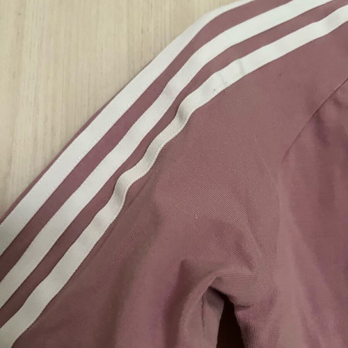 Adidas crop long-sleeve top like new, pink