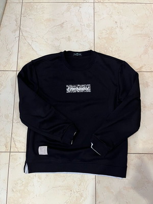 Frank Tailor men's black sweatshirt like new, size Large