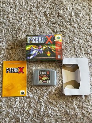 Nintendo 64 παιχνίδι F-ZERO X μεταχειρισμένο, πλήρης ευρωπαϊκή έκδοση