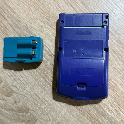 Game Boy Color used with rechargeable battery pack