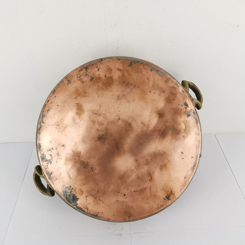 Copper oven tray used, 1930s vintage
