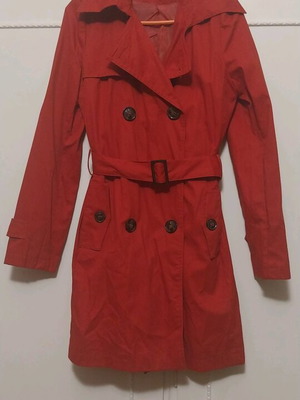 Loveliness trench coat red like new