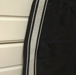 Black shorts bermuda worn