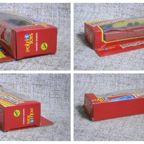 King of the Road Polfi Toys blue vintage metal truck new with box Greek