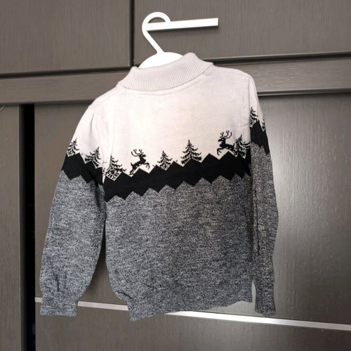 Orchestra Christmas sweater boy No5 like new, white
