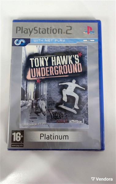  Tony Hawk's Underground  Platinum Edition PS2 (sfragismeno)