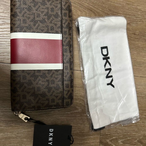 DKNY wallet new brown