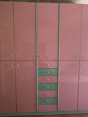 Σετ ντουλάπα, γραφείο και βιβλιοθήκη για παιδικό δωμάτιο σαν καινούργιο