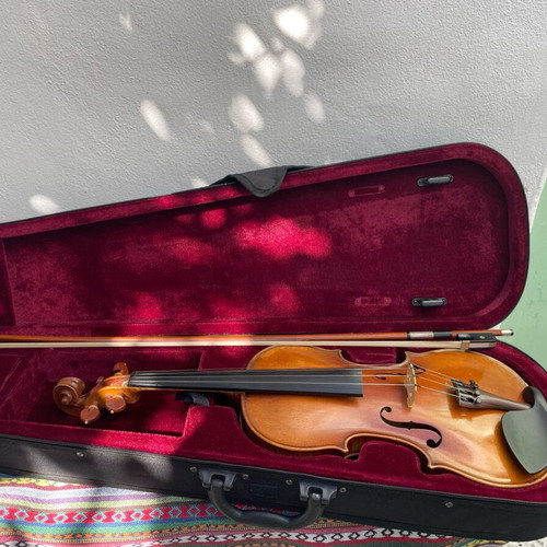 Handmade old violin 4/4 with case and bow new
