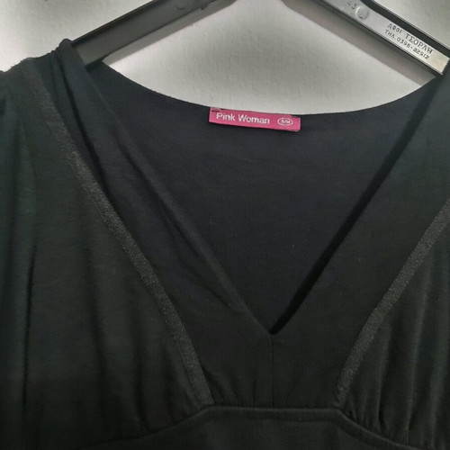 Pink Woman dress black used, Small/Medium