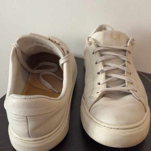 Fred Perry men's shoes used, beige, size 45