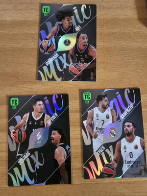 Top Class Panini Euroleague 2025-26 Magic Mix trading cards pack of 3 new