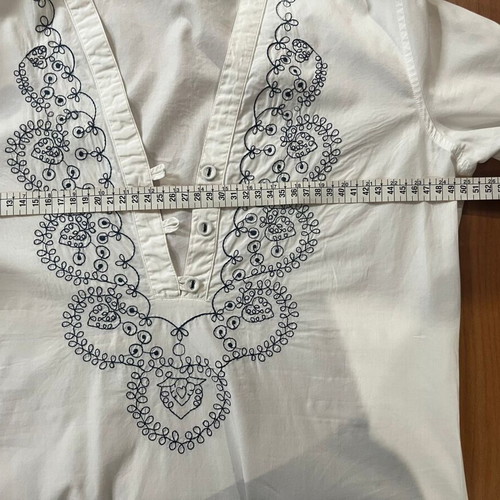 Brooksfield tunic shirt new, white, cotton, size M