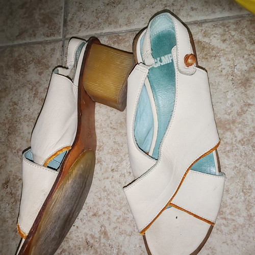 Camber summer sandals used, size 36.5, beige