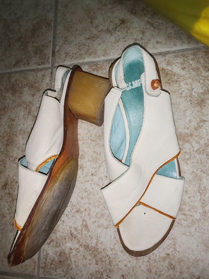 Camber summer sandals used, size 36.5, beige