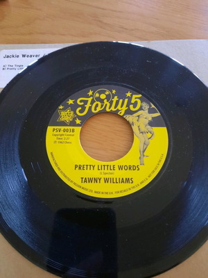 Tawny William Pretty Little Words vinyl like new, R&B / Soul