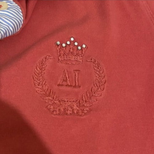 Animo polo shirt, red, size small