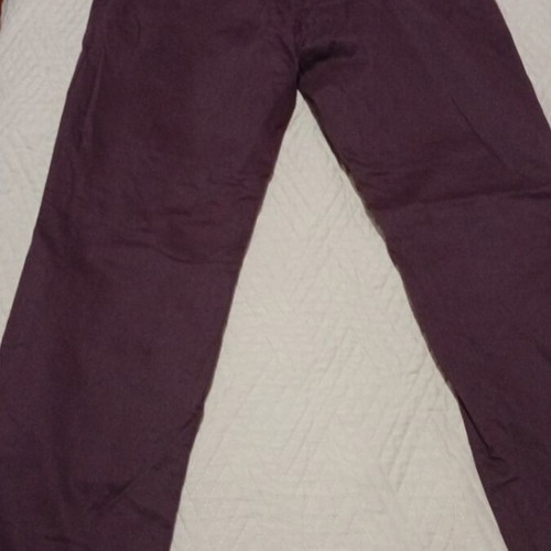 Men's pants like new, burgundy, size S with pockets