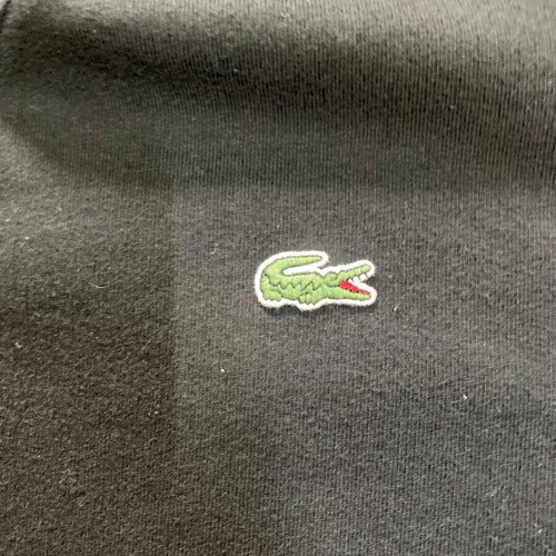 Lacoste sweater black size L, preppy minimalist style