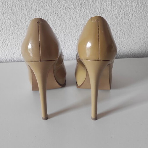 Steve Madden pumps used, beige, 12 cm heel, size 38