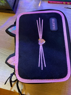 Pencil case like new with gift contents