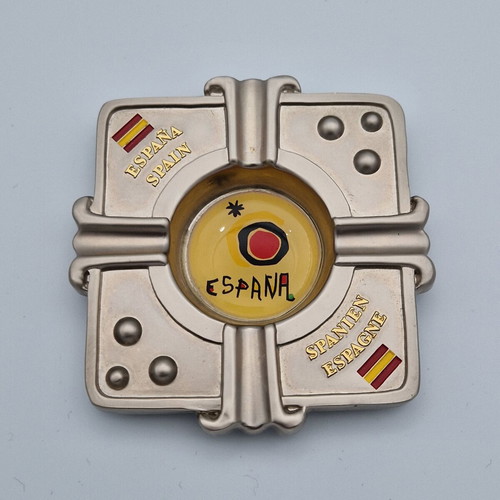 Souvenir Metal Ashtray Spain Joan Miró Sol de Miró like new