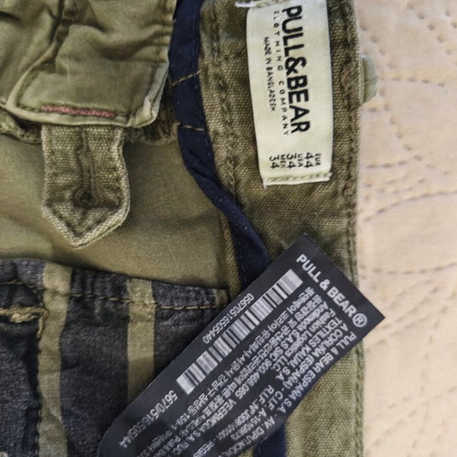 Pull & Bear denim pants used, size US 34, green