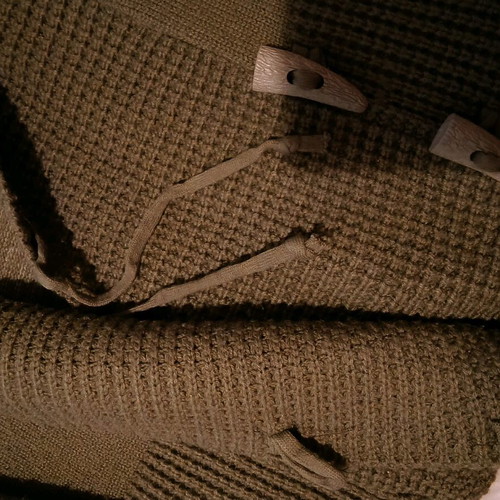 Whisper cardigan like new with Montgomery buttons and inner cord