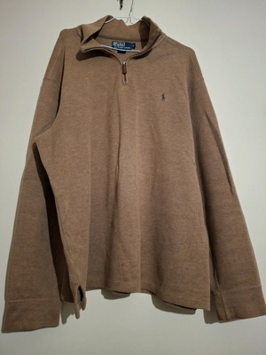Polo men's sweatshirt used Ralph Lauren brown size L