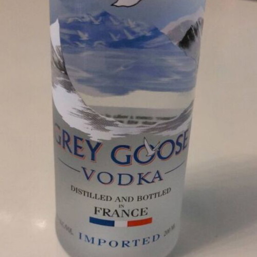 Grey Goose Vodka 200ml sealed collectible bottle