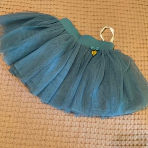 Angel's Face Tulle Skirt tutu size 1-2 years turquoise like new
