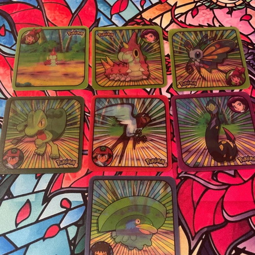Pokemon Flix-pix 3d square cards 2005 like new