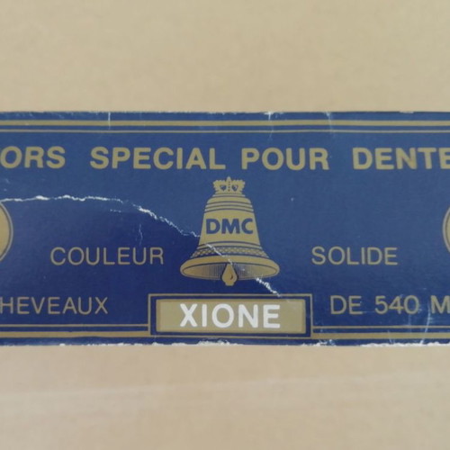 DMC white lace thread No 50, pack of 12, new