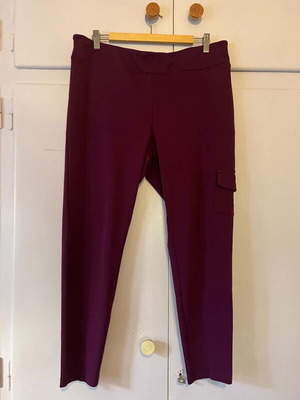 Shein Curve women's elastic pants-leggings new, pink and purple, XXL