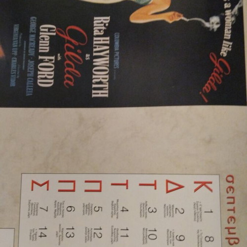 1996 TV Ethnos calendar collectible like new