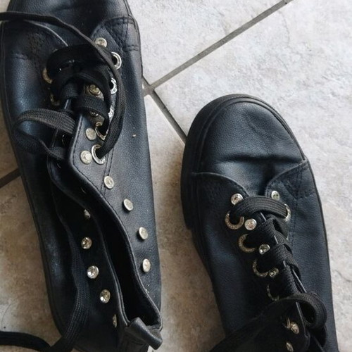 Sneakers used, black size 40