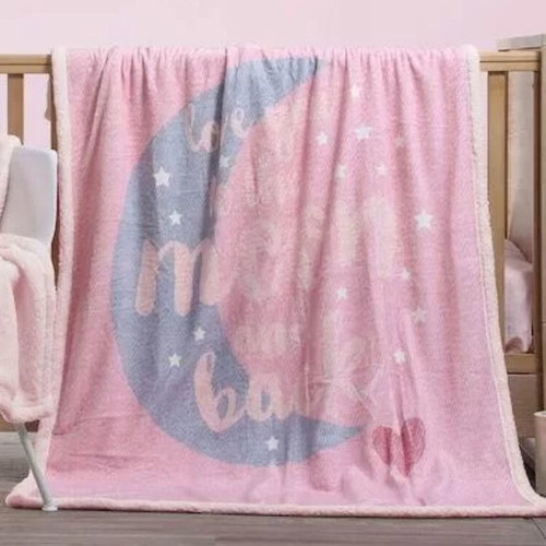 Nef Nef warm crib blanket used 140x110cm for girls