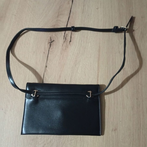 Black Waist Bag with Heart Like New