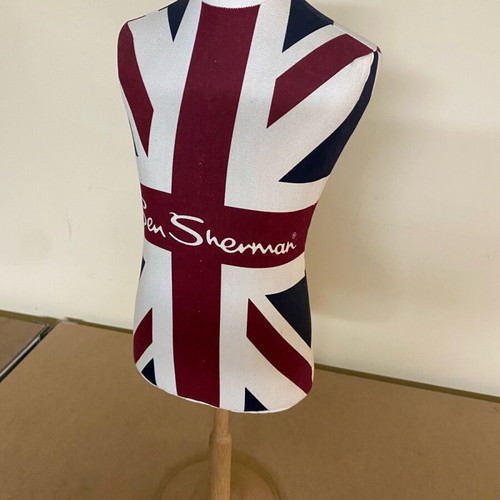 Ben Sherman decorative bust new 55cm height fabric