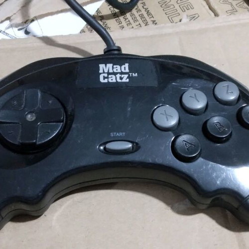Sega Saturn Madcatz controller used