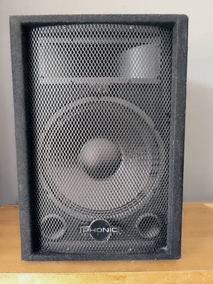 Phonic SEM712 Passive Stage Monitor Speaker like new, 150W RMS