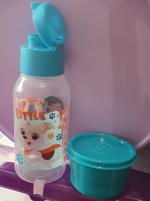 Kids set bowl 110 ml and bottle 350 ml new