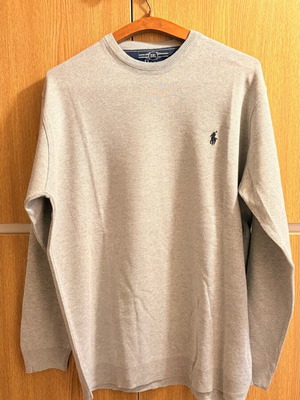 Polo Ralph Lauren sweater 3XL gray like new, 100% cotton