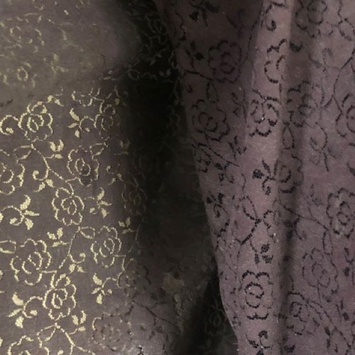 Lace fabric in roll black, width 160 cm, length 50 m