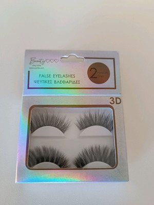 False eyelashes new, 2 pairs 3D