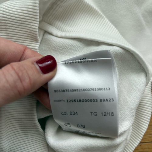 Moncler jacket like new, 12 months, with small stain