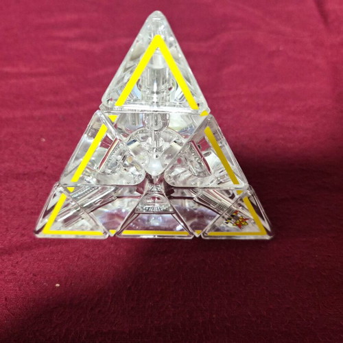 Mefferts Pyraminx Crystal like new